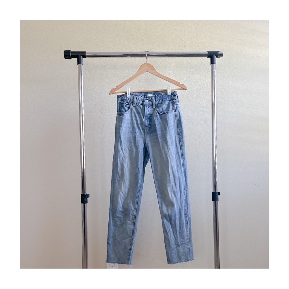 OLD NAVY Distressed Raw Cut Jeans